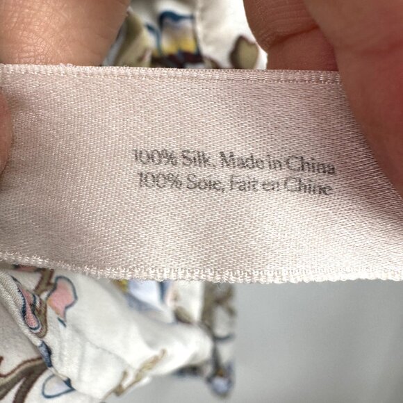 OLIVIA VON HALLE Lila Odette Silk Satin Pajama Set Woman’s size medium 2 piece b - Picture 6 of 16